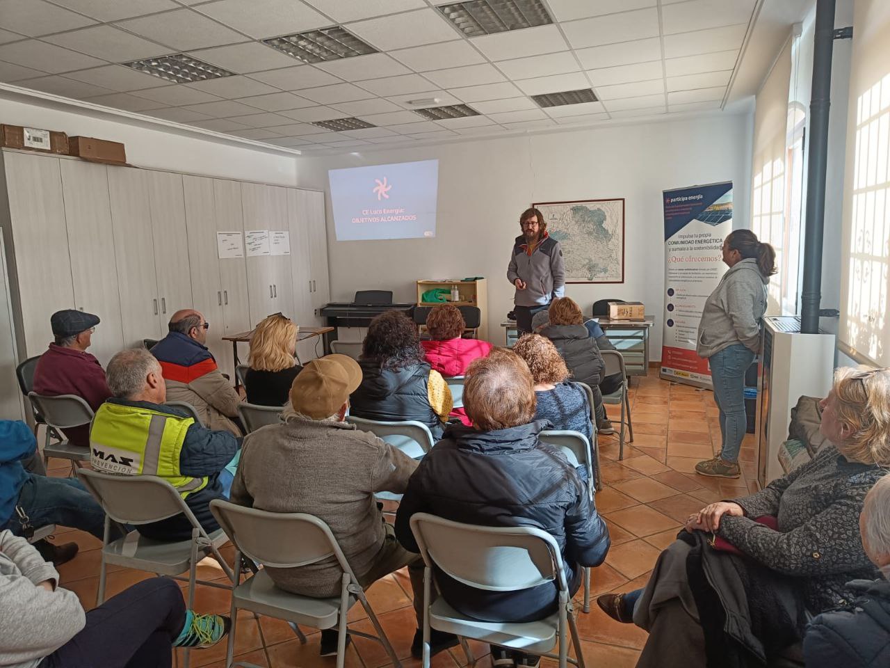 Imagen de la Charla en la escuela de El Pobo de Dueñas